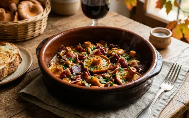 Níscalos con Jamón: Receta Fácil de Setas con Jamón Serrano