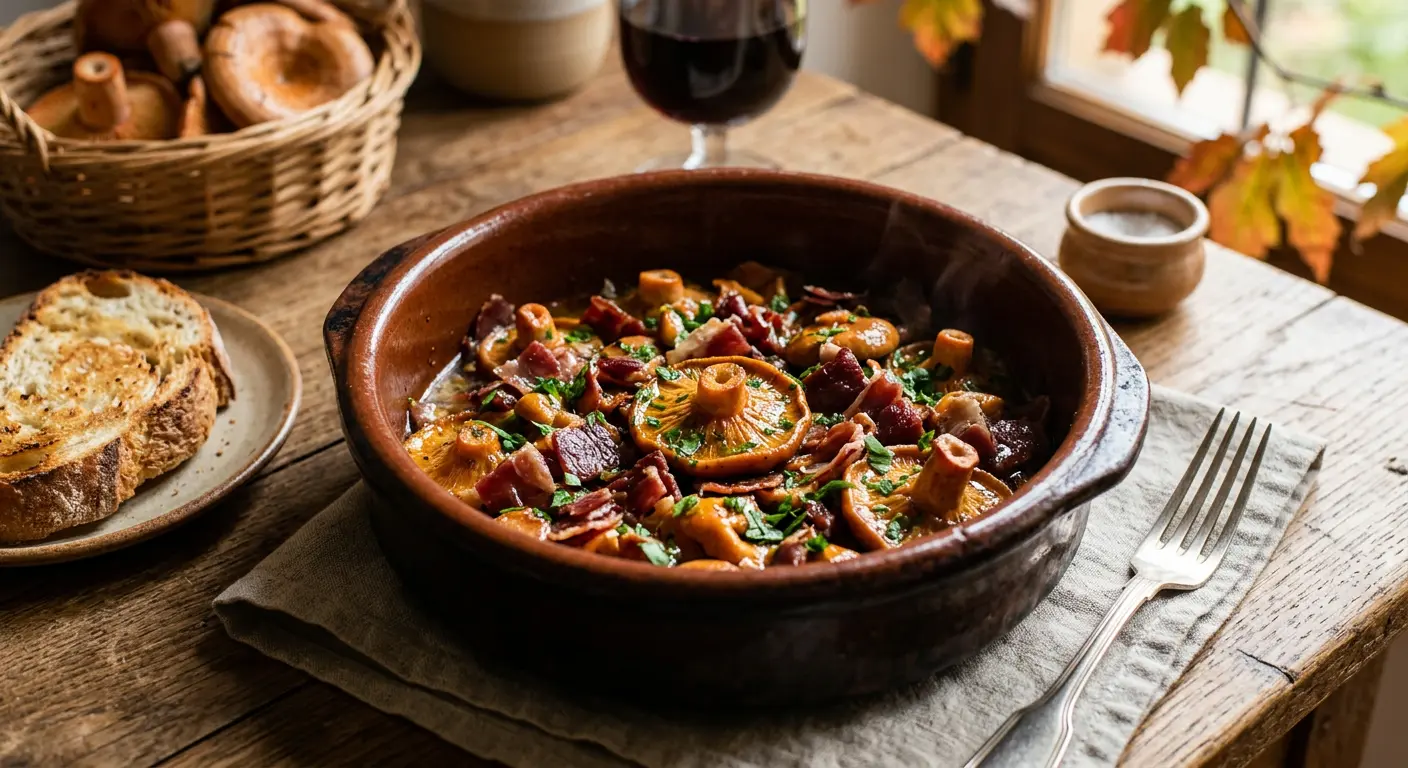 Níscalos con Jamón: Receta Fácil de Setas con Jamón Serrano