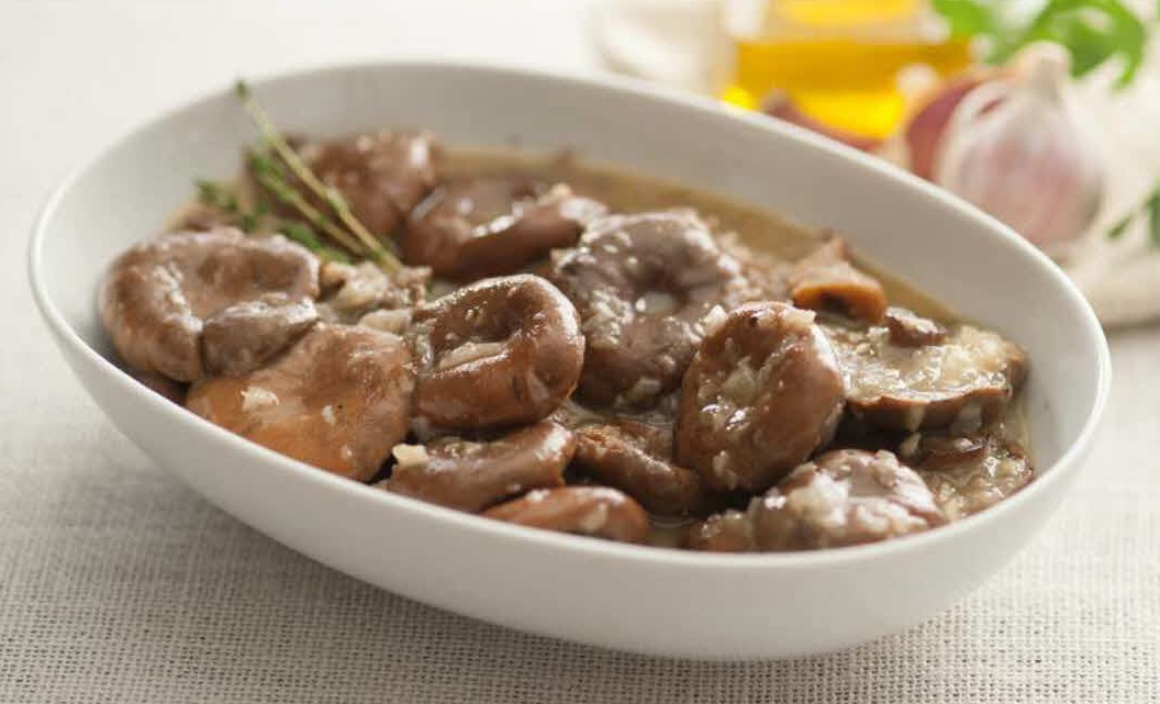 Proceso de preparación de níscalos en Thermomix