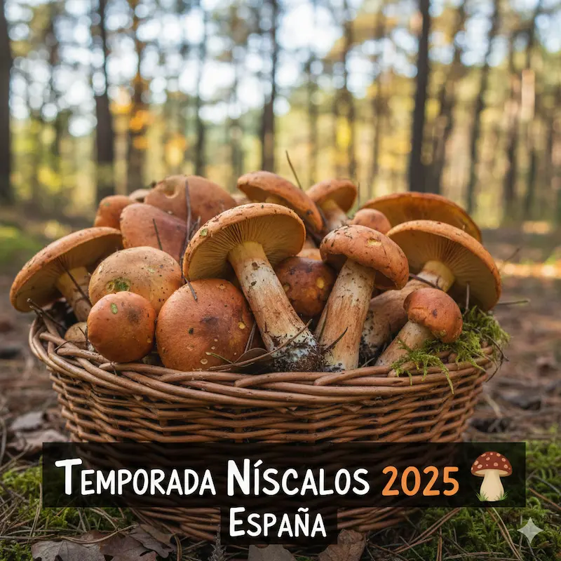 Temporada de Níscalos 2025 en España: Análisis por Clima y Zona